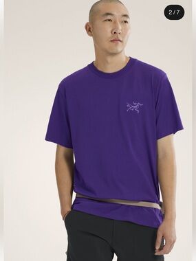Arc’teryx KRAGG SL COTTON SHIRT SS MEN'S - AZALEA size XL